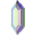 Elongated Hexagon Crystal AB 8,2x4,2 2szt - obrazek 2