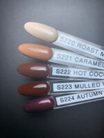 S221 Caramel Gel Polish 8ml - Saute Nails (Autumn Wonderland) - obrazek 2